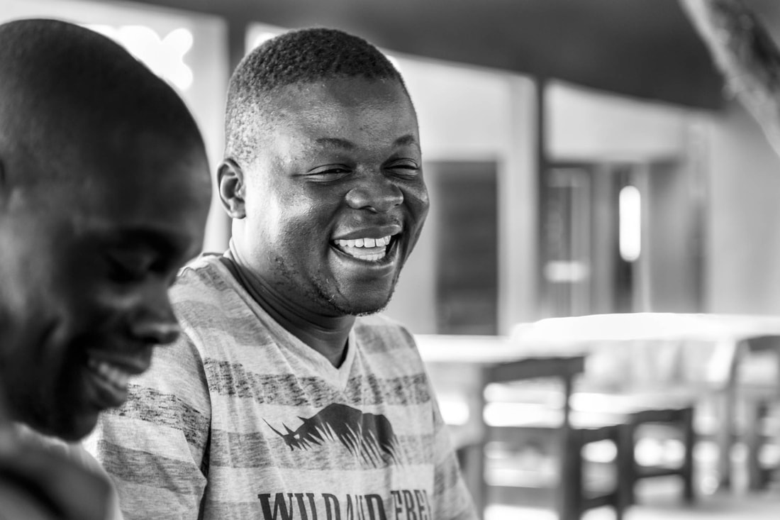 This image captures the vibrant attitude and personality of Ivo Timba, a Rhino Cup Champions League committee member. Ivo has been part of the RCCL since 2017 and has been serving his community through the soccer league, in Mozambique.